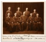 William Taft Supreme Court Signed Photo -- Signed by All Nine Justices -- 9.5 x 9