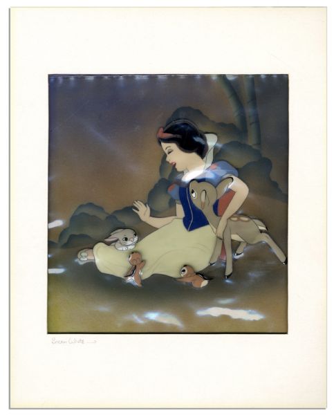 Disney's ''Snow White and the Seven Dwarfs'' Original Cel -- Beautiful, Near Fine Condition
