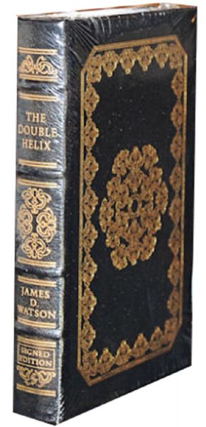 James D. Watson ''The Double Helix'' Signed -- 22kt Gold Detailing