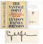 Lyndon Johnson Signed First Edition of The Vantage Point