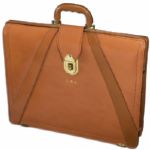 Lyndon Johnson Leather Briefcase -- Personally Owned by the President
