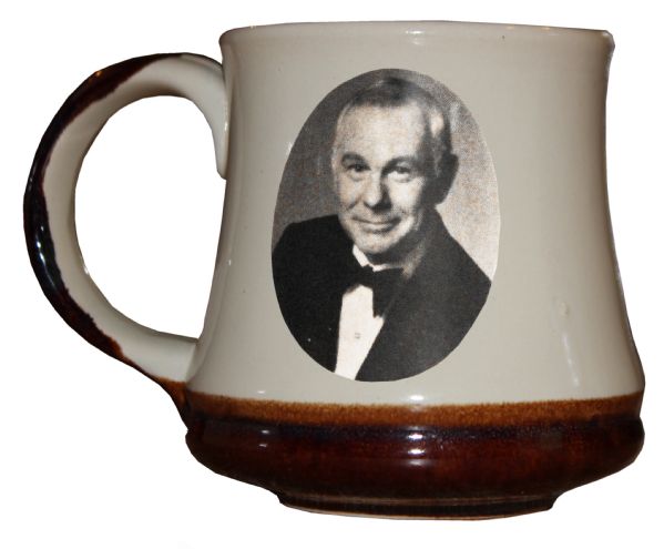 Johnny Carson Coffee Mug -- Used by Carson on ''Tonight Show''
