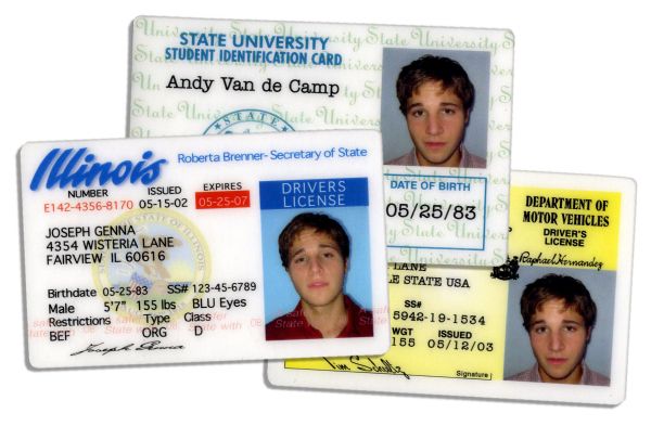 Three ID Cards Used on Screen on ''Desperate Housewives'' -- With ABC Studios COA