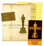 Academy Award Ceremony Program 1952 -- American in Paris and Streetcar Named Desire Vie for Best Picture