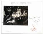 Vintage Print of Original Storyboard Art From Citizen Kane -- The Famous Everglades Picnic Scene