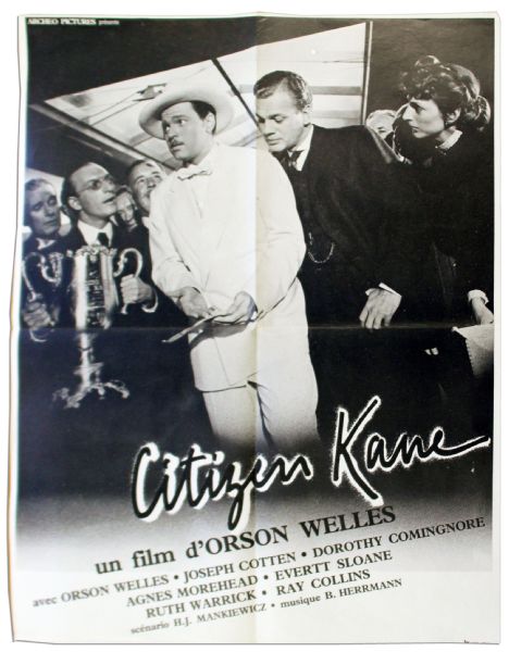 ''Citizen Kane'' French Poster