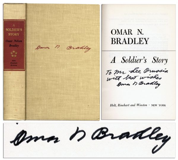 General Omar Bradley ''A Soldier's Story'' Signed 