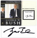 George W. Bush First Edition Decision Points Signed