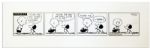 Original 1953 Peanuts Strip Hand-Drawn by Charles Schulz -- Featuring Charlie Brown & Snoopy