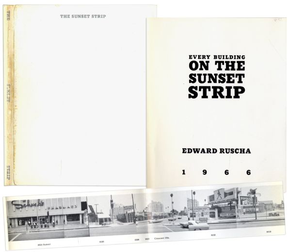 Rare ''Every Building on the Sunset Strip'' by Edward Ruscha, First Edition, First Printing From 1966
