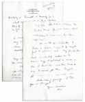 Dwight Eisenhower WWII-Dated Autograph Letter Signed to His Wife, Mamie -- ...my nomination to 3 stars...seems to mean more here than with us...