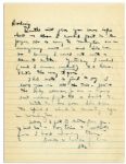 General Dwight Eisenhower Autograph Letter Signed to His Wife, Mamie -- ...youre the only woman for me -- and dont ever forget it or doubt it...