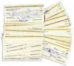 Lot of 100 Mary Astor Signed Checks