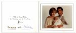 Princess Diana & Prince Charles Signed Christmas Card From 1982 -- With a Lovely Family Portrait Photo