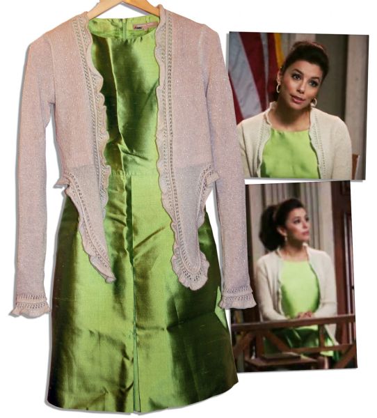 Screen-Worn Dress & Sweater From The Last Season of TV Hit ''Desperate Housewives'' -- Worn by Eva Longoria as Gabrielle Solis