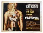 James Bond 1964 Goldfinger Half-Sheet Movie Poster