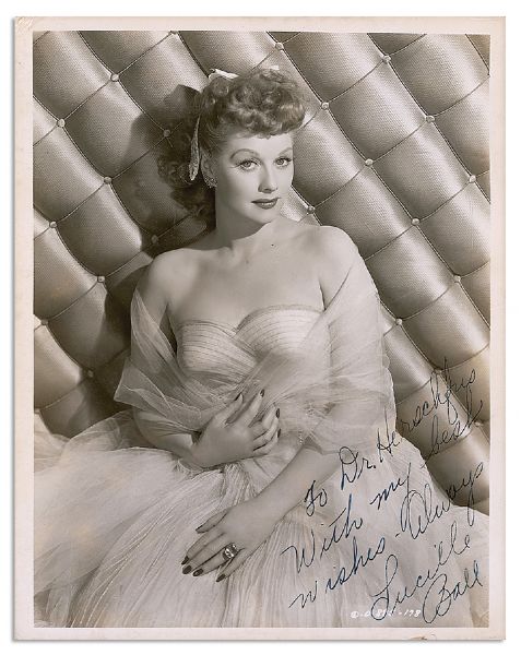 Vintage Lucille Ball Signed 8'' x 10'' Photo
