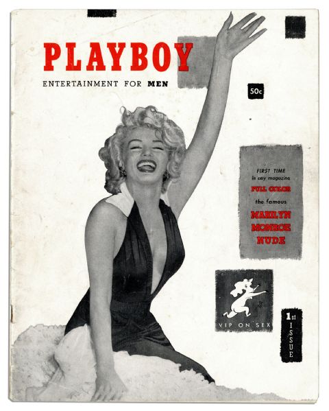 First Ever Issue of ''Playboy'' Featuring Marilyn Monroe