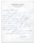 William Boyd Hopalong Cassidy Autograph Letter Signed Hoppy -- ...Looking forward to picking up where we left off in Vegas...