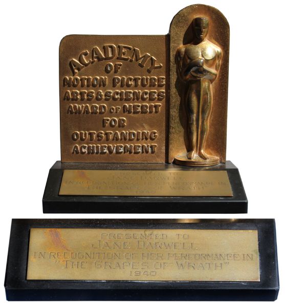 ''The Grapes of Wrath'' Academy Award -- Jane Darwell's Best Supporting Actress Oscar for the 1940 Classic