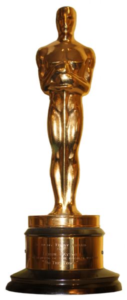 ''On the Town'' Oscar Statue for Best Scoring of a Musical Picture -- Popular Musical Starring Gene Kelly & Frank Sinatra