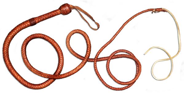 Indiana Jones' Iconic Bullwhip Used By Harrison Ford in ''Raiders of the Lost Ark'' -- Original Prop Used in the Film