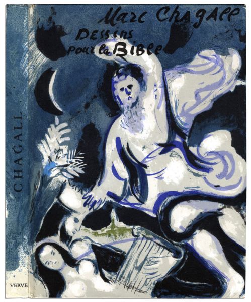 Marc Chagall ''Drawings for the Bible'' -- With 24 Color Lithographs -- Near Fine