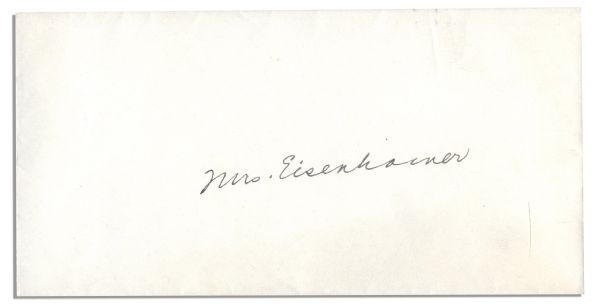 General Dwight Eisenhower Autograph Letter Signed to His Wife, Mamie -- ''...I must scoot for the Turkish embassy -- luncheon for the Turk c/s...''