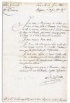 Intriguing 1811 Letter Signed by Napoleons General Savary, Who Served as Minister of Police -- ...I gave the orders to have a search for the...author, also the staff who spread the document...