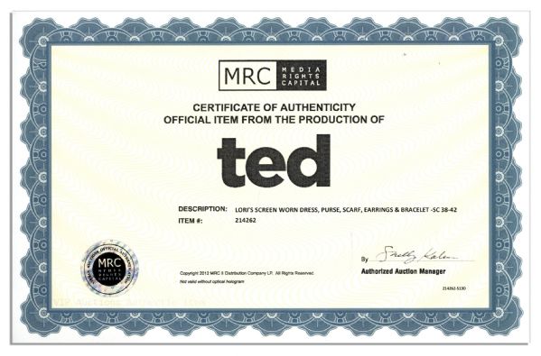 Dress Ensemble Screen-Worn by Mila Kunis in ''Ted''