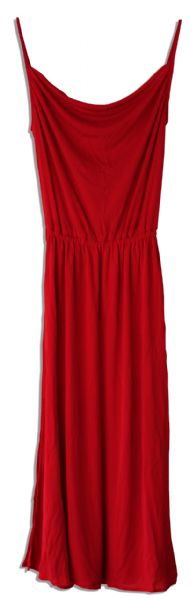 Original Red Dress & Shoes Screen-Worn by Mila Kunis in the 2012 Film ''Ted''
