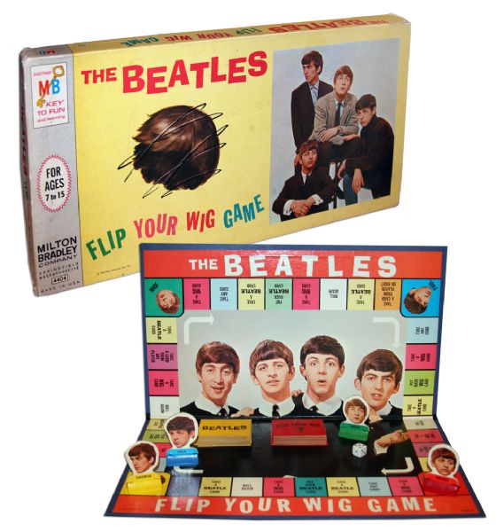 The Beatles ''Flip Your Wig'' Board Game -- From The Height of Beatlemania