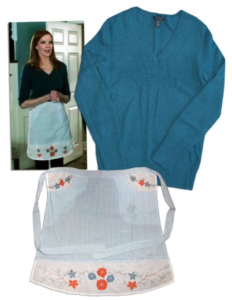 Desperate Housewives Screen-Worn Sweater & Apron Worn By Marcia Cross -- With COA From ABC Studios