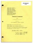 Desperate Housewives Final Season Original Script -- With COA From ABC Studios