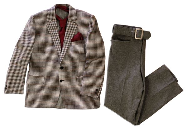 George Burns Own Christian Dior Sport Coat, Custom Slacks & Matching Tie