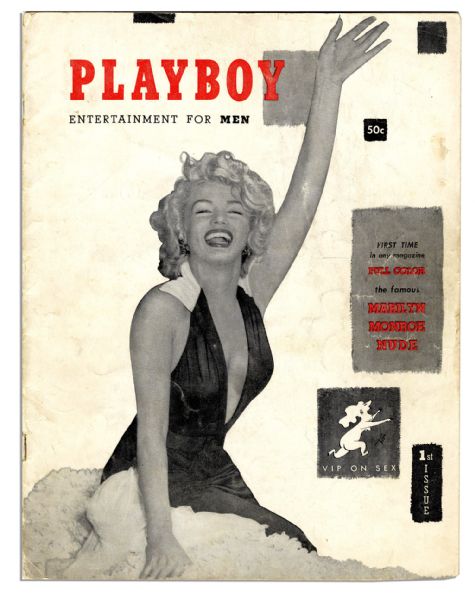 First Issue of ''Playboy'' Featuring Marilyn Monroe's Famous Centerfold Photos