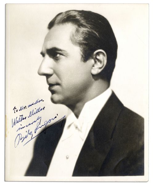 Bela Lugosi 8'' x 10'' Signed Photo -- Rare Signed Photo of the Hollywood Horror Star