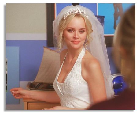 ''Desperate Housewives'' Screen-Worn Wedding Dress & Tiara -- Worn by Actress Helena Mattson