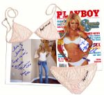 Brande Roderick Lingerie Worn in Her Playboy Centerfold Shoot as Playmate of The Year -- With Signed Magazine, 8 x 10 Photo, and Polaroids From the Shoot
