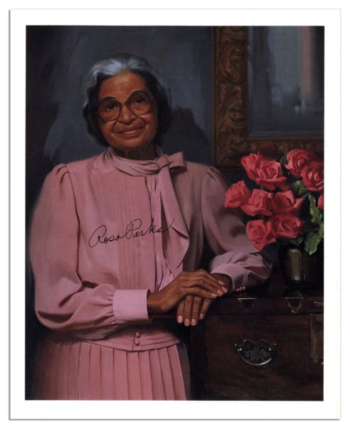 Rosa Parks Signed First Edition of the Children's Book ''I Am Rosa Parks'' -- Detailing Her Triumphant Montgomery Bus Boycott -- With Additional Signed Portrait