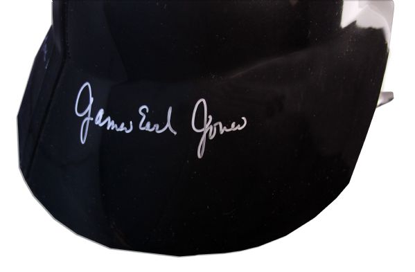 James Earl Jones Signed ''Star Wars'' Darth Vader Helmet -- Jones Also Inscribes ''May the force be with you!''