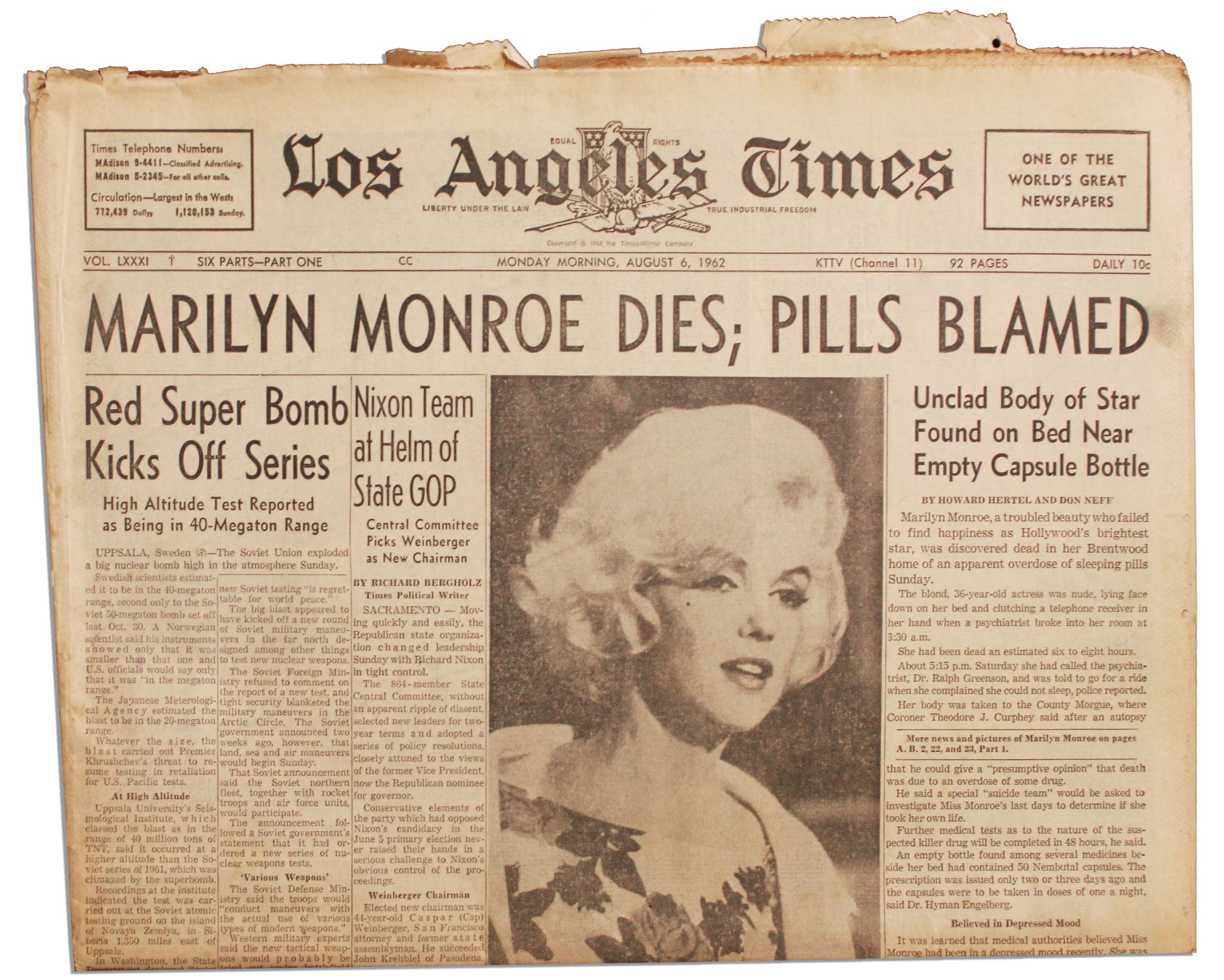 6 Conspiracy Theories About Marilyn Monroe's Death - How Did