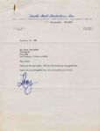 Lucy Ball Rare Typed Letter Signed -- Lucy on Lucille Ball Productions Inc. Letterhead -- 9 September 1980 -- 8.5 x 11 -- Very Good