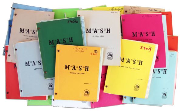 Lot of 35 M*A*S*H Scripts From The Show's Production
