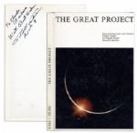 Apollo 8 Pilot William Anders Signed Coffee Table Book About the Apollo Program -- The Great Project -- With PSA/DNA COA