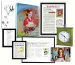 Marcia Cross Signed Desperate Housewives Screen-Used Cookbook -- With Other Screen-Used Props From Her Character Brees Kitchen Set -- With COA From ABC Studios
