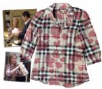Julie Bowen Screen-Worn Burberry Blouse on Modern Family -- From the Hit Valentines Day Episode of The Shows First Season