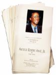 Lot of 200+ Programs From the Funeral of Arthur Ashe