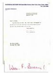 William F. Buckley Jr. Typed Letter Signed on National Review Letterhead -- ...No, I dont have a bibliography of my work...