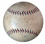 Babe Ruth Single Signed Baseball -- Signed on the Sweet Spot -- With JSA COA
